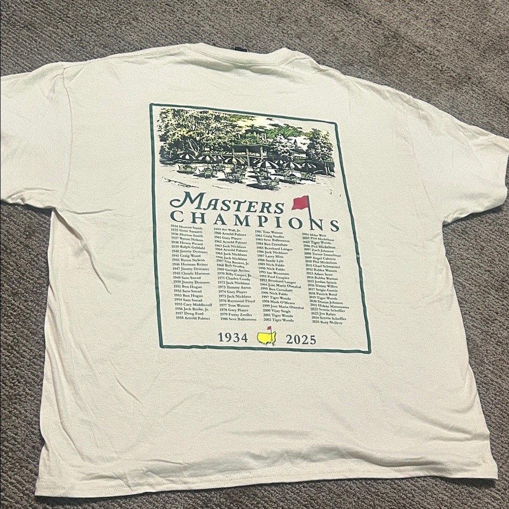 Masters Champions Tshirt